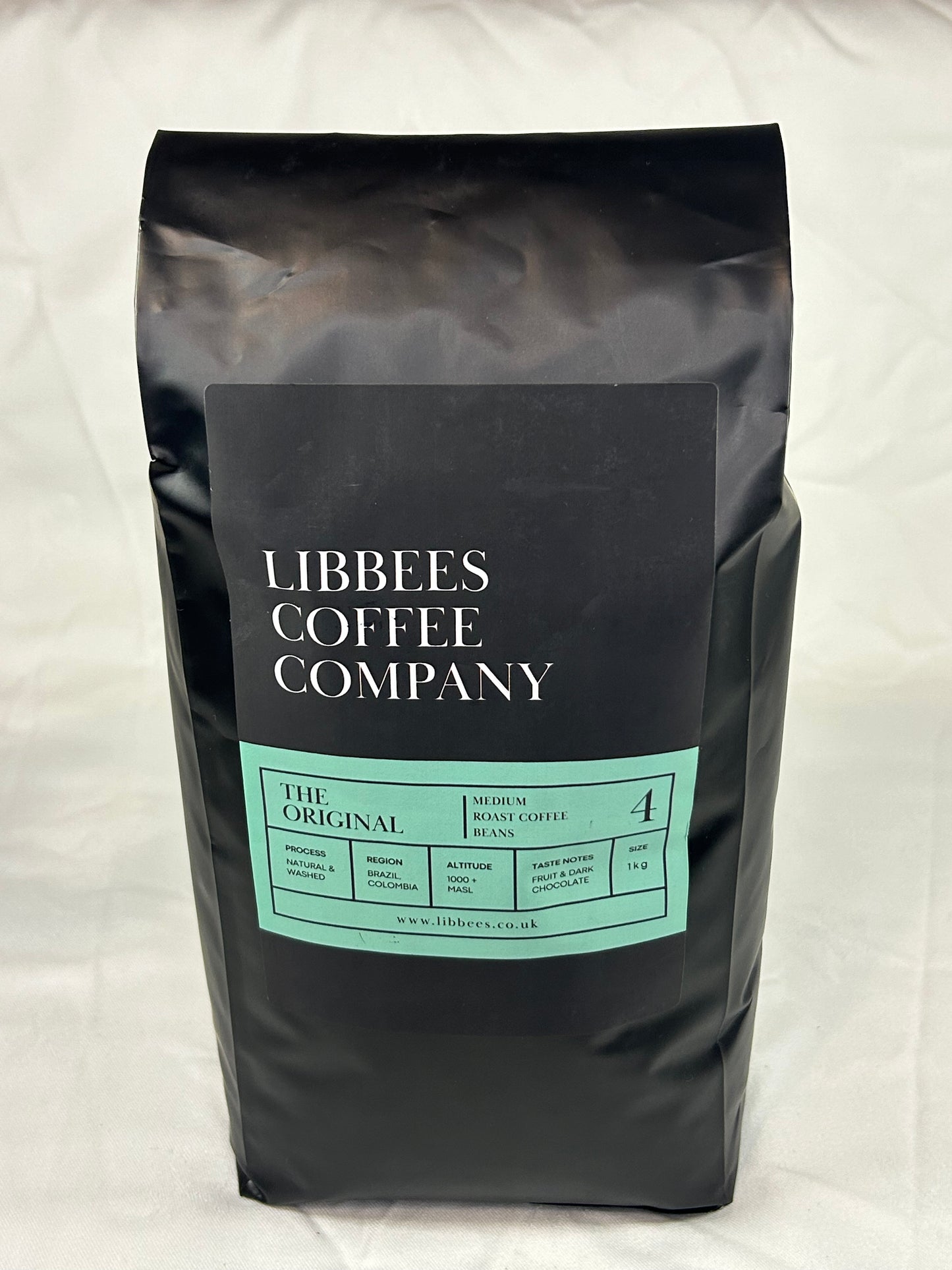 Libbees Coffee Co 1Kg Bag , Original Blend Roasted Whole Beans