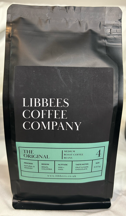 500g Libbees Original Blend Roasted Whole Beans